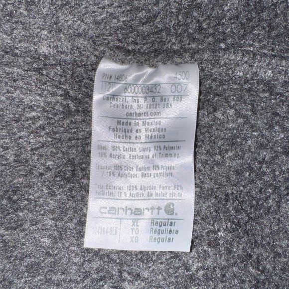 Carhartt Vest Relaxed Fit Washed Duck Sherpa-Lined Vest
"Black" Men's XL - Picture 4 of 5